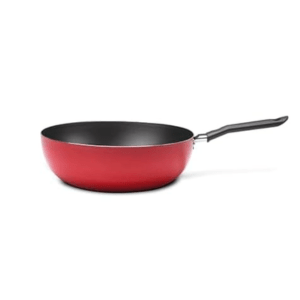 Wok Garlic, 24 cm, Vermelho, Brinox