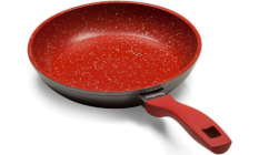 Melhores Panelas Antiaderentes Panela Sauté Grand Flavorstone Polishop - Vermelho